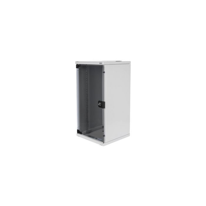 DIGITUS Boîtier mural 10", 12 U, (L)312 x (H)300 mm, gris