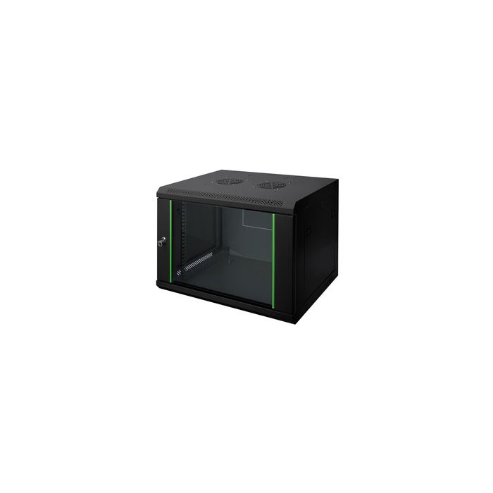 DIGITUS Boîtier mural 19" Dynamic Basic, 7 U, noir