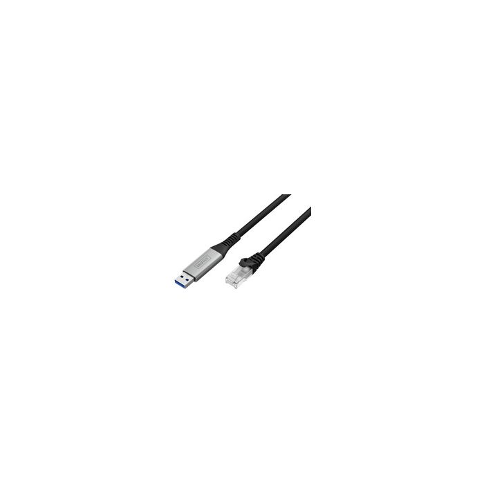 DIGITUS Câble Ethernet USB 3.2, USB-A - RJ45 mâle, 5 m