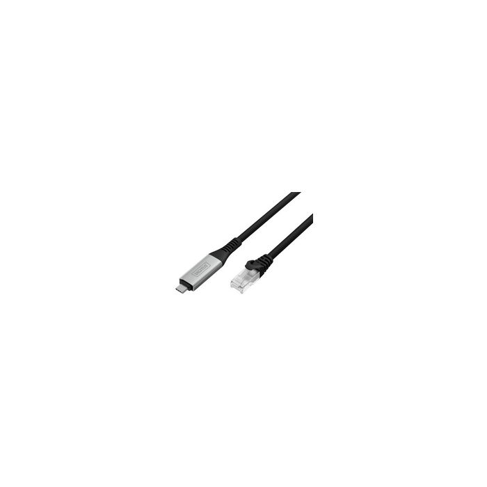 DIGITUS Câble Ethernet USB 3.2, USB-C - RJ45 mâle, 15 m