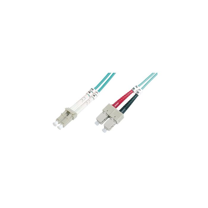 DIGITUS Câble Patch à fibres optiques, 2x LC - SC-Duplex
