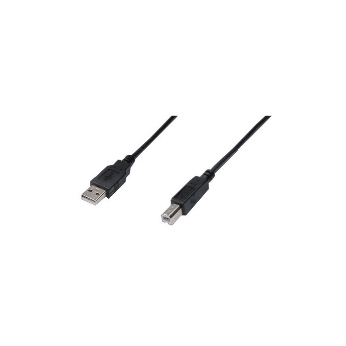 DIGITUS Câble USB 2.0, USB-A mâle - USB-B mâle, 1,8 m