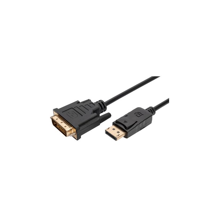 DIGITUS Câble adaptateur, DP - DVI-D 24+1, 2,0 m