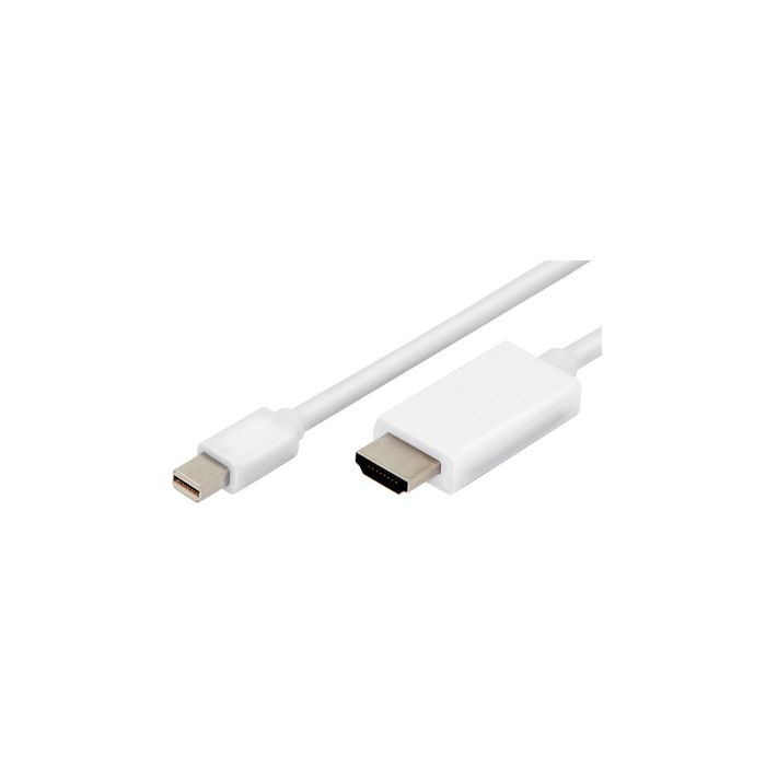 DIGITUS Câble d'adaptateur Mini Display Port, mDP-HDMI-A, 2m