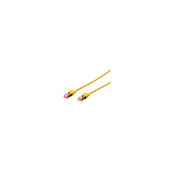 DIGITUS Câble de brassage, Cat. 6, S/FTP, 5,0 m, jaune