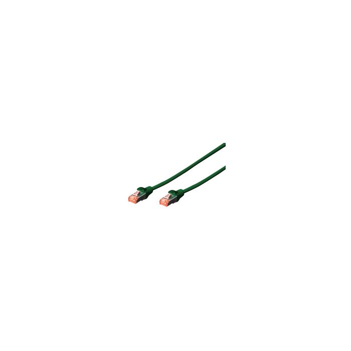 DIGITUS Câble de brassage, Cat. 6, S/FTP, 5,0 m, vert