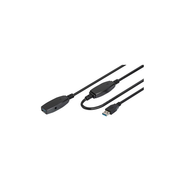 DIGITUS Câble de rallonge actif USB 3.0, 15,0 m