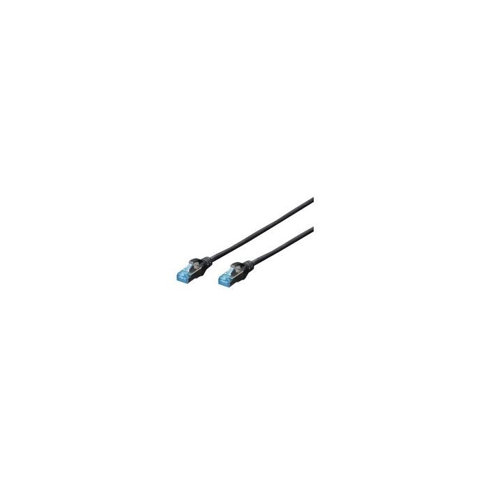 DIGITUS Câble patch Cat. 5e, SF/UTP, 2,0 m, noir