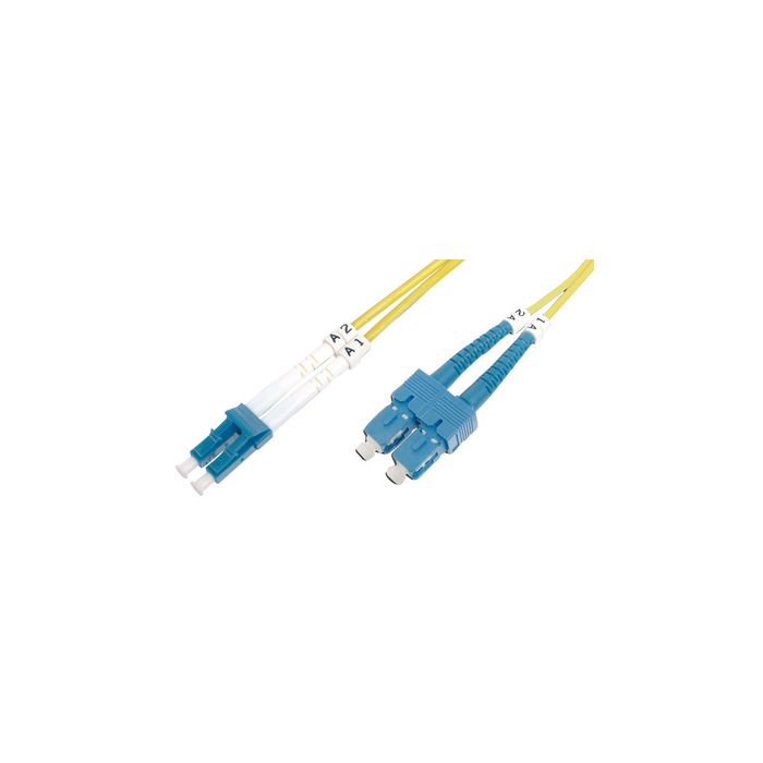 DIGITUS Câble patch à fibres optiques, LC-Duplex - SC-Duplex