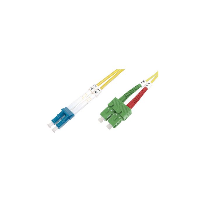 DIGITUS Câble patch à fibres optiques, LC-Duplex - SC-Duplex