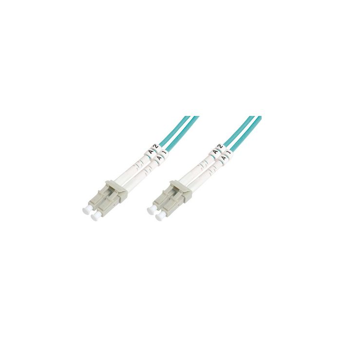 DIGITUS Câble patch fibre optiq., 2x LC - 2x LC, OM3, 5,0 m