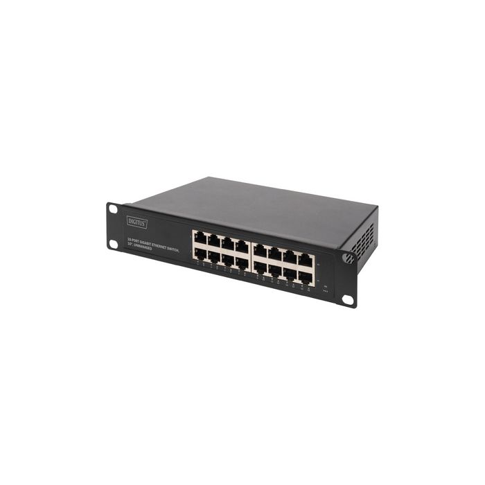 DIGITUS Commutateur 10" Gigabit, 16 ports, unmanaged