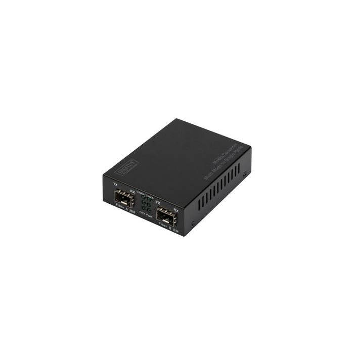 DIGITUS Convertisseur de média Gigabit multimode/monomode