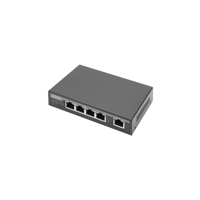 DIGITUS Extenseur Gigabit 4PPoE intérieur, 4 ports, 802.3at
