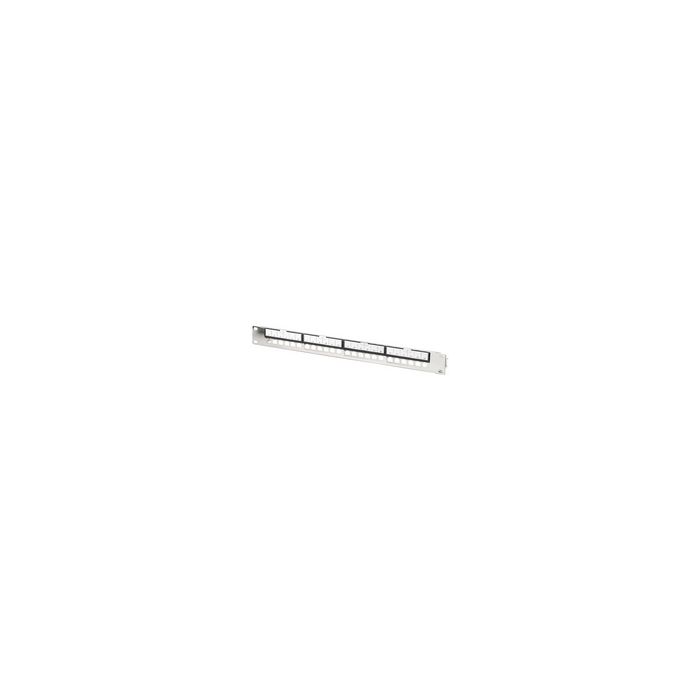 DIGITUS Panneau de brassage modulaire, 1 U, 24 ports, argent