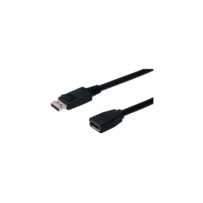 DIGITUS Rallonge DisplayPort 1.2, 2,0 m, noir