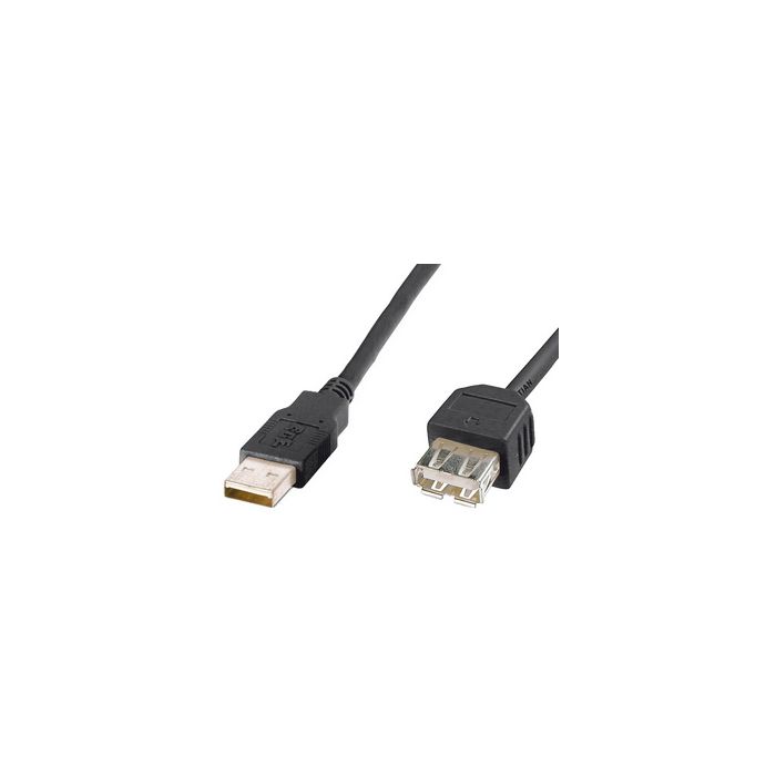 DIGITUS Rallonge USB 2.0, noir, 3,0 m