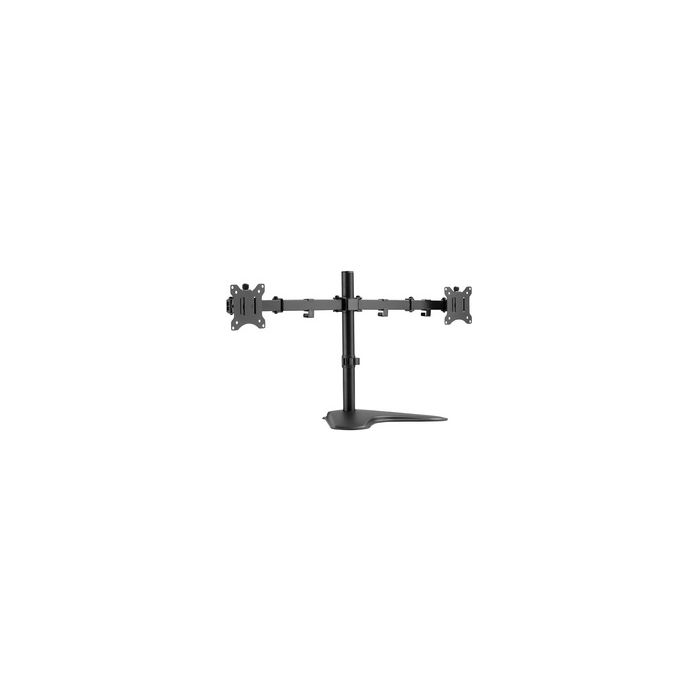 DIGITUS Support double écran universel, noir