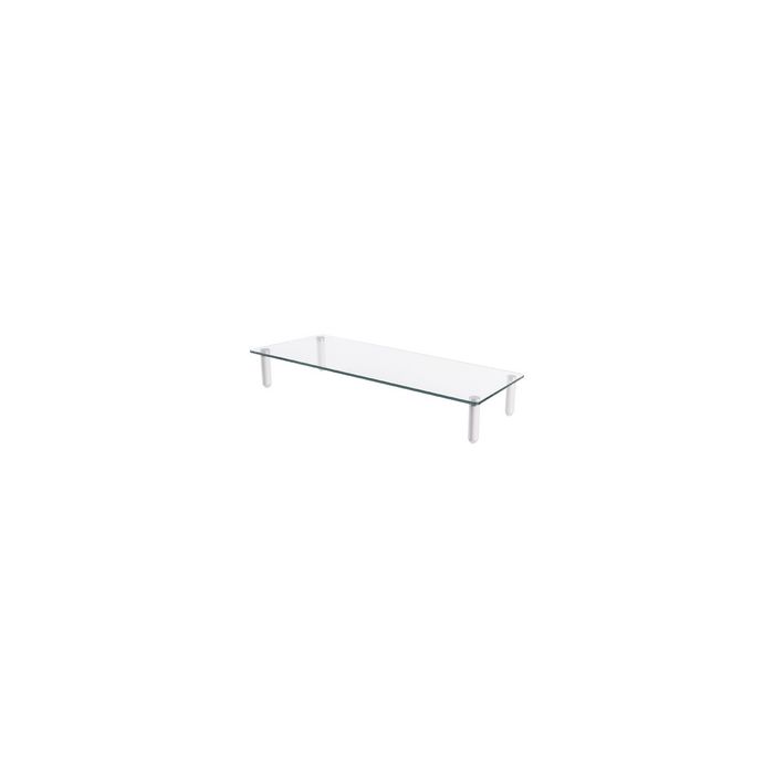 DIGITUS Support pour écran, verre, blanc