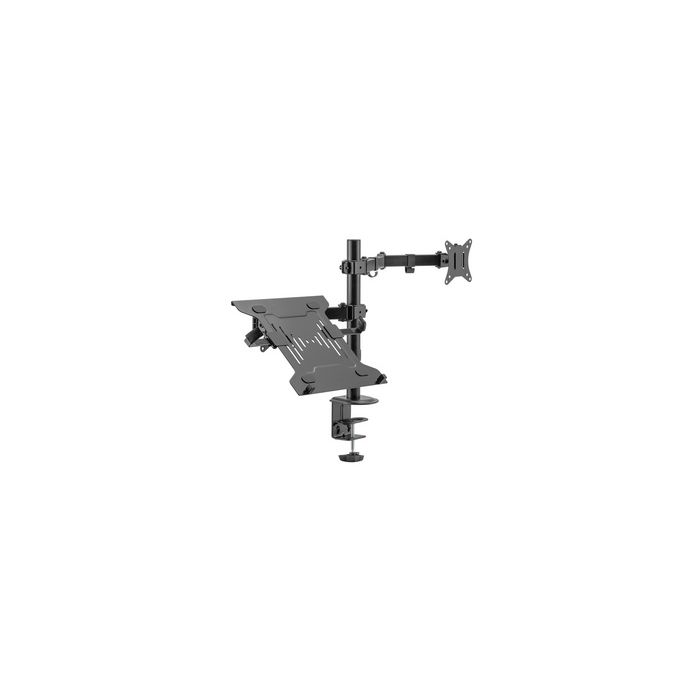 DIGITUS Support universel pour écran et laptop, noir