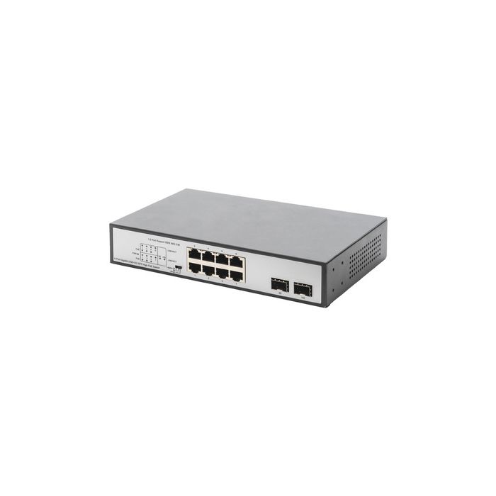 DIGITUS Switch Gigabit PoE 19", 8 ports, Unmanaged