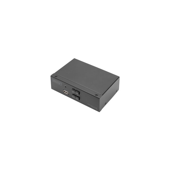 DIGITUS Switch KVM, 2x1, noir