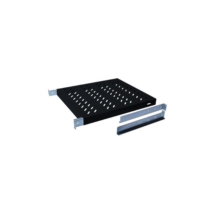 DIGITUS étagère 19", 1U, profondeur:350 mm, pour baies, noir