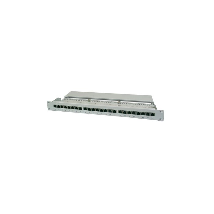 DIGITUS panneau de brassage 19" Cat.5e, 24 ports RJ45, 1 U