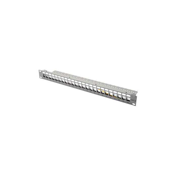 DIGITUS panneau de brassage modulaire 19" cat.6, 24 ports