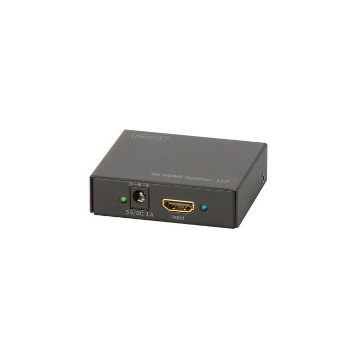 DIGITUS répartiteur 4K HDMI, 2 ports, lecture simultané,noir