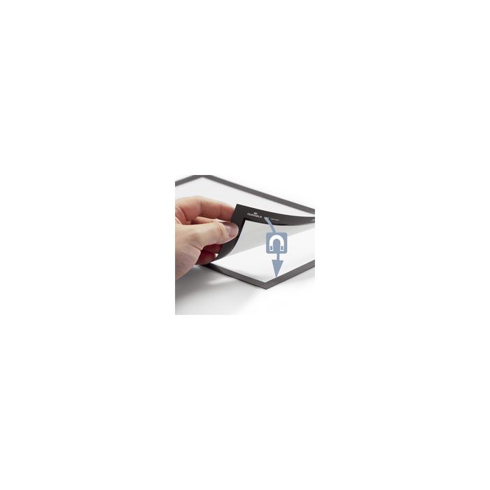 DURABLE Cadre d'affichage magnétique DURAFRAME, A4, blanc
