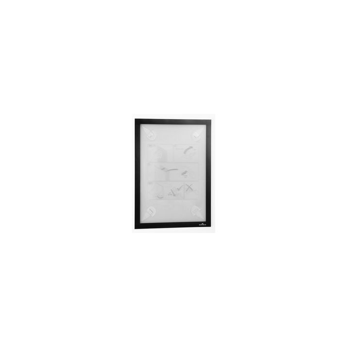 DURABLE Cadre magnétique DURAFRAME WALLPAPER, A4, noir