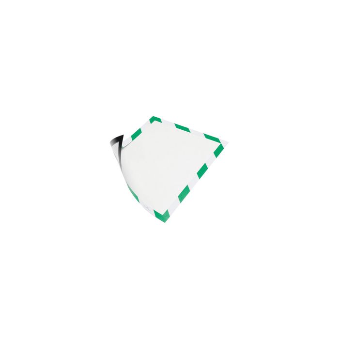 DURABLE Cadre magnétique SECURITY, format A4, vert/ blanc