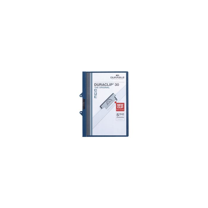 DURABLE Chemise à clip DURACLIP EASY FILE, A4, bleu foncé