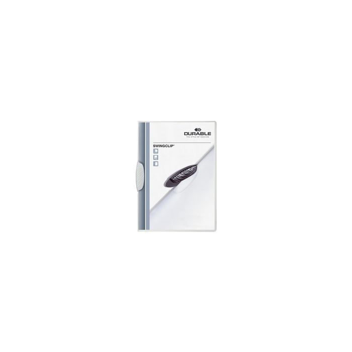 DURABLE Chemise à clip SWINGCLIP, format A4, clip blanc
