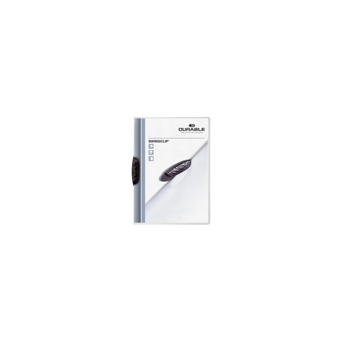 DURABLE Chemise à clip SWINGCLIP, format A4, clip bleu