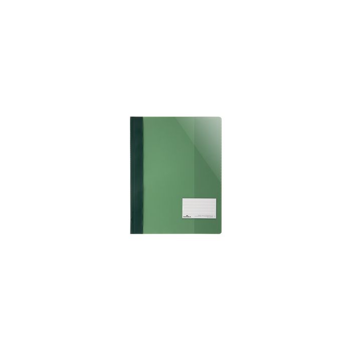DURABLE Chemise à lamelle extra large, A4+, PVC, vert