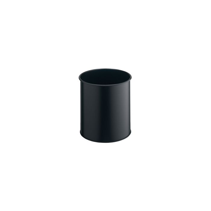 DURABLE Corbeille METALL, rond, 15 litres, argent métallique