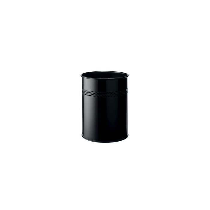 DURABLE Corbeille à papier METALLIQUE, rond, 15 litres