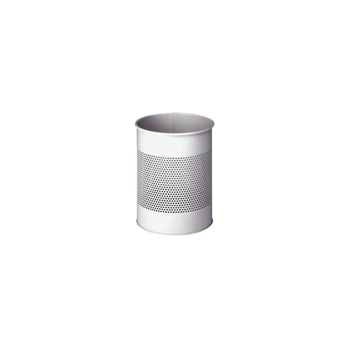 DURABLE Corbeille papier METAL, ronde, 5 litres, gris