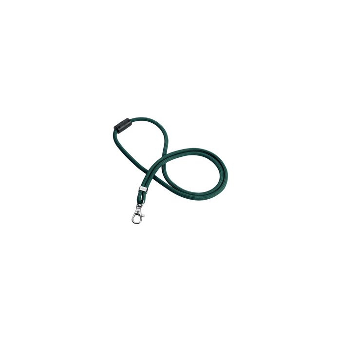 DURABLE Cordon textile rPET avec mousqueton, vert