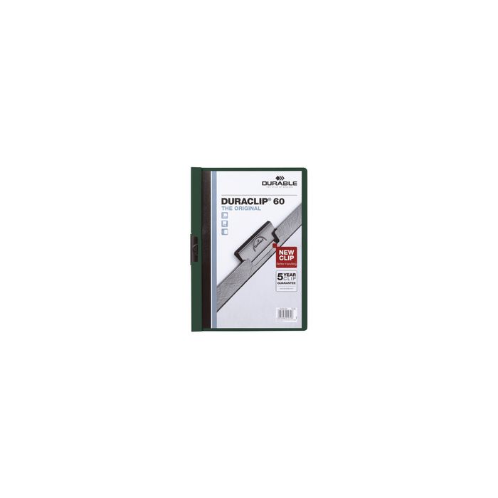 DURABLE DURACLIP ORIGINAL 60 Chemises à pince, A4, pétrole