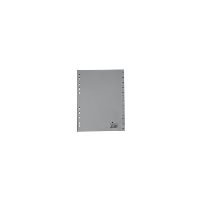 DURABLE Kunststoff-Register, Monate, A4, Januar - Dezember