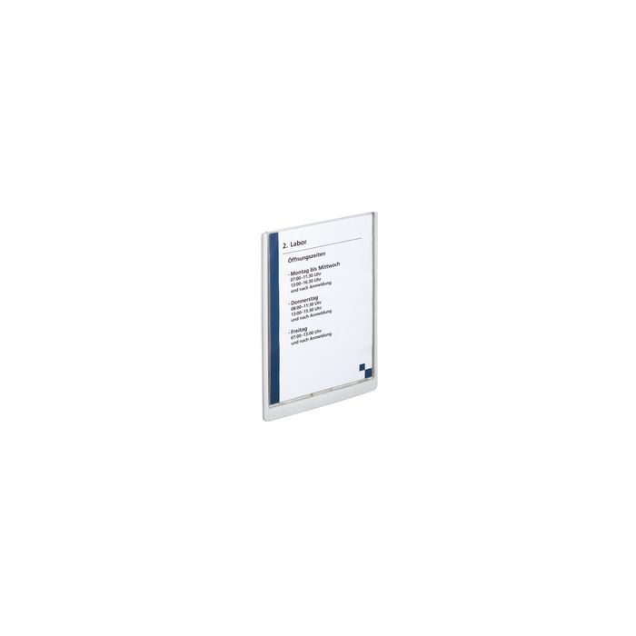 DURABLE Plaque de porte CLICK SIGN, A4, blanc