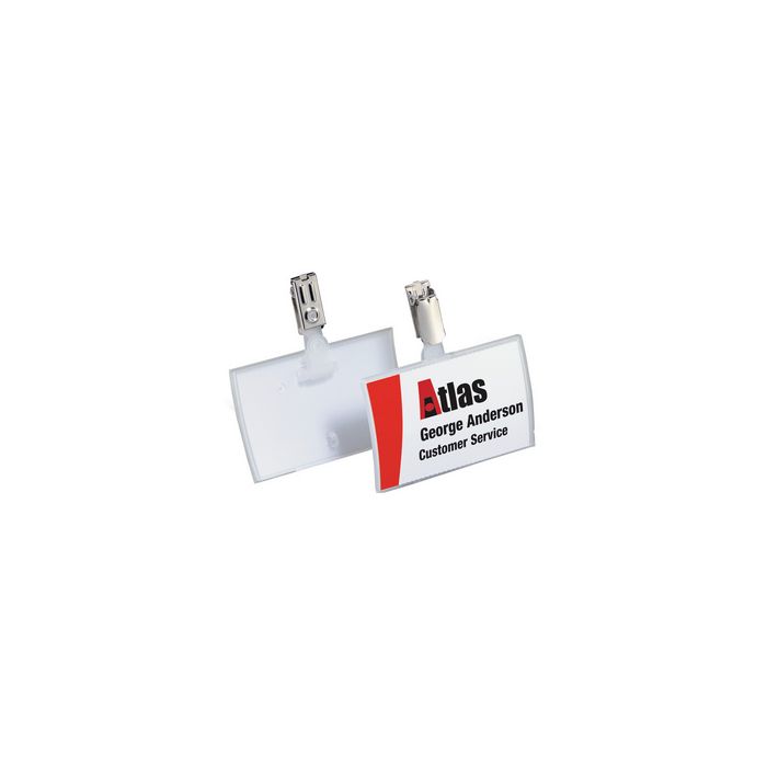 DURABLE Porte-badge Click Fold, avec clip, 90 x 54 mm