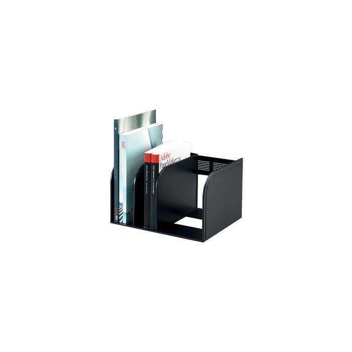 DURABLE Porte-revues OPTIMO eco, 3 compartiments, anthracite