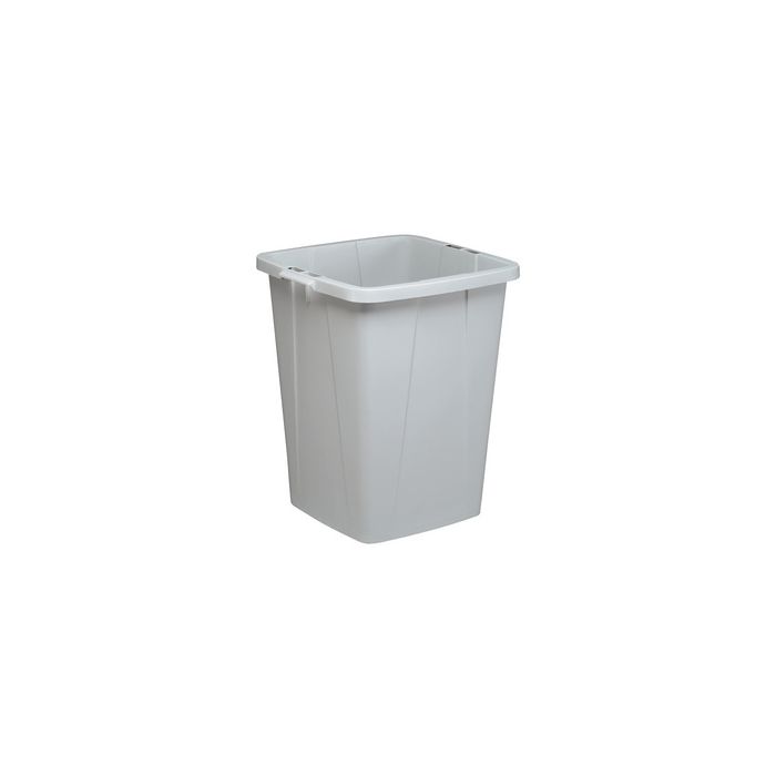 DURABLE Poubelle DURABIN ECO 90, carré, gris