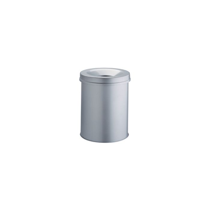DURABLE Poubelle SAFE, rond, 30 litres, gris