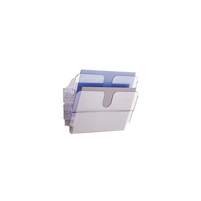 DURABLE Set de porte-brochures mural "FLEXIPLUS 2", A4