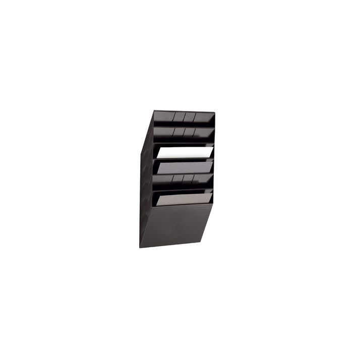DURABLE Set porte-brochures mural "FLEXIBOXX 6", A4, noir